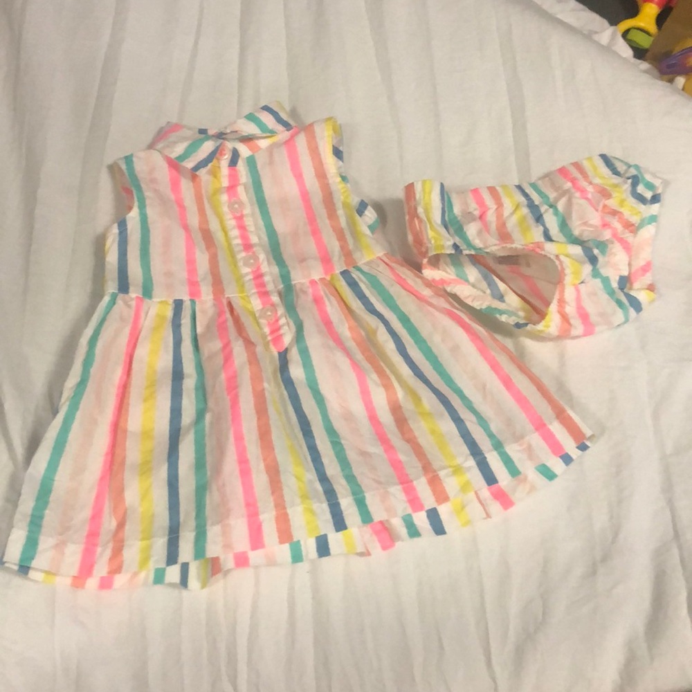 Dress with bottom
